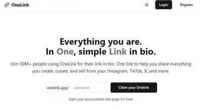 OneLink - Personal Link-sharing Platform